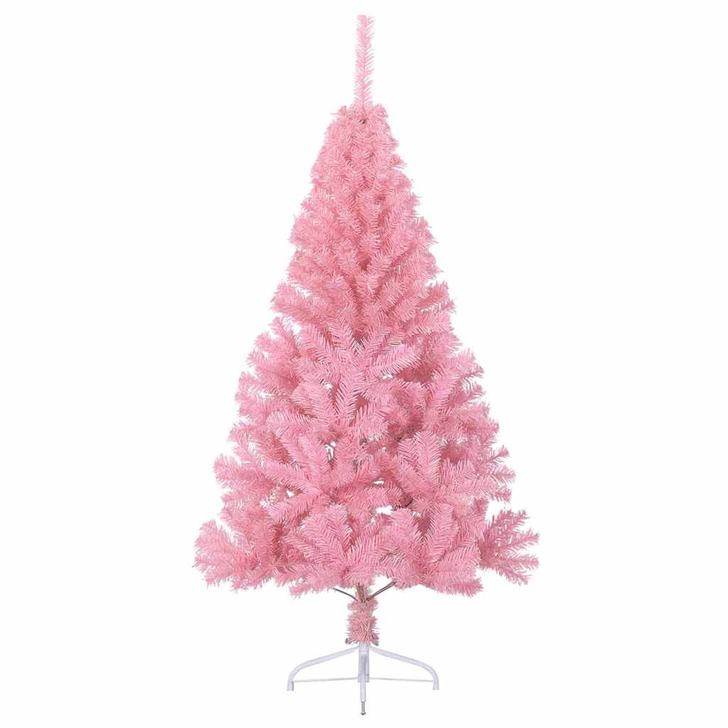 Sapin de Noël artificiel pré-éclairé Rose 120 cm PVC - XIOS