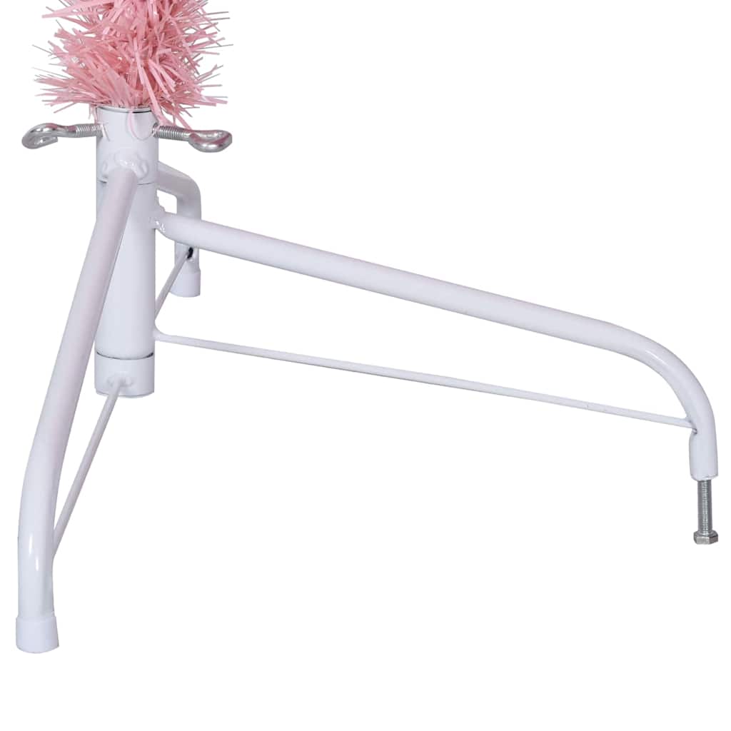 Sapin de Noël artificiel pré-éclairé Rose 240 cm PVC - XIOS