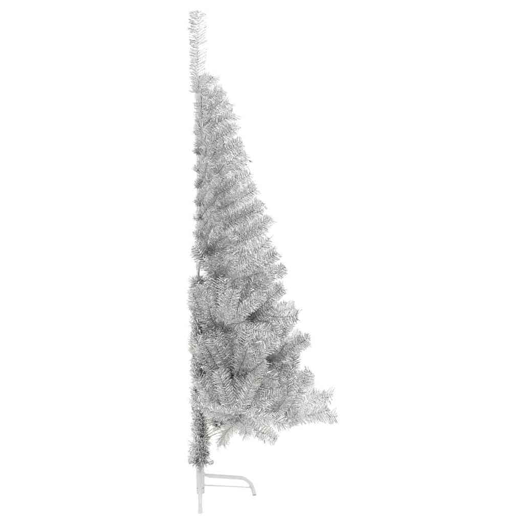 Sapin de Noël artificiel pré-éclairé Argent 120 cm PET - XIOS