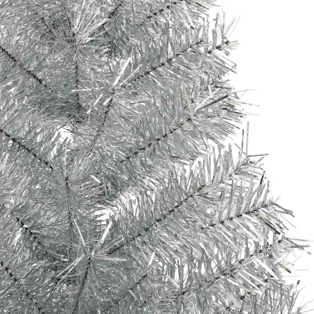 Sapin de Noël artificiel pré-éclairé Argent 180 cm PET - XIOS