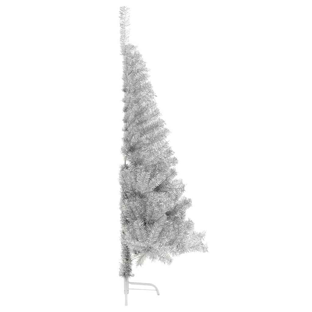 Sapin de Noël artificiel pré-éclairé Argent 180 cm PET - XIOS