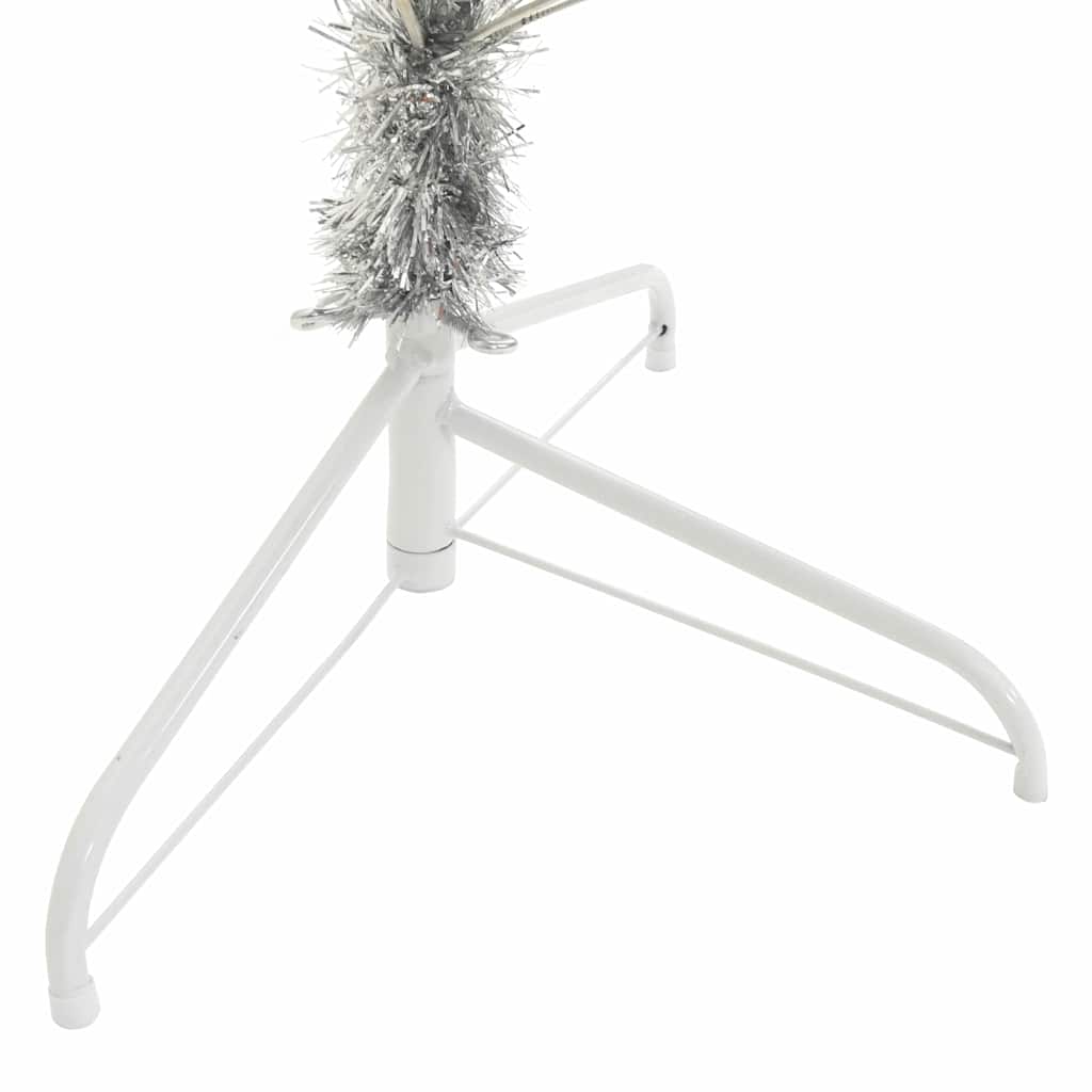 Sapin de Noël artificiel pré-éclairé Argent 240 cm PET - XIOS