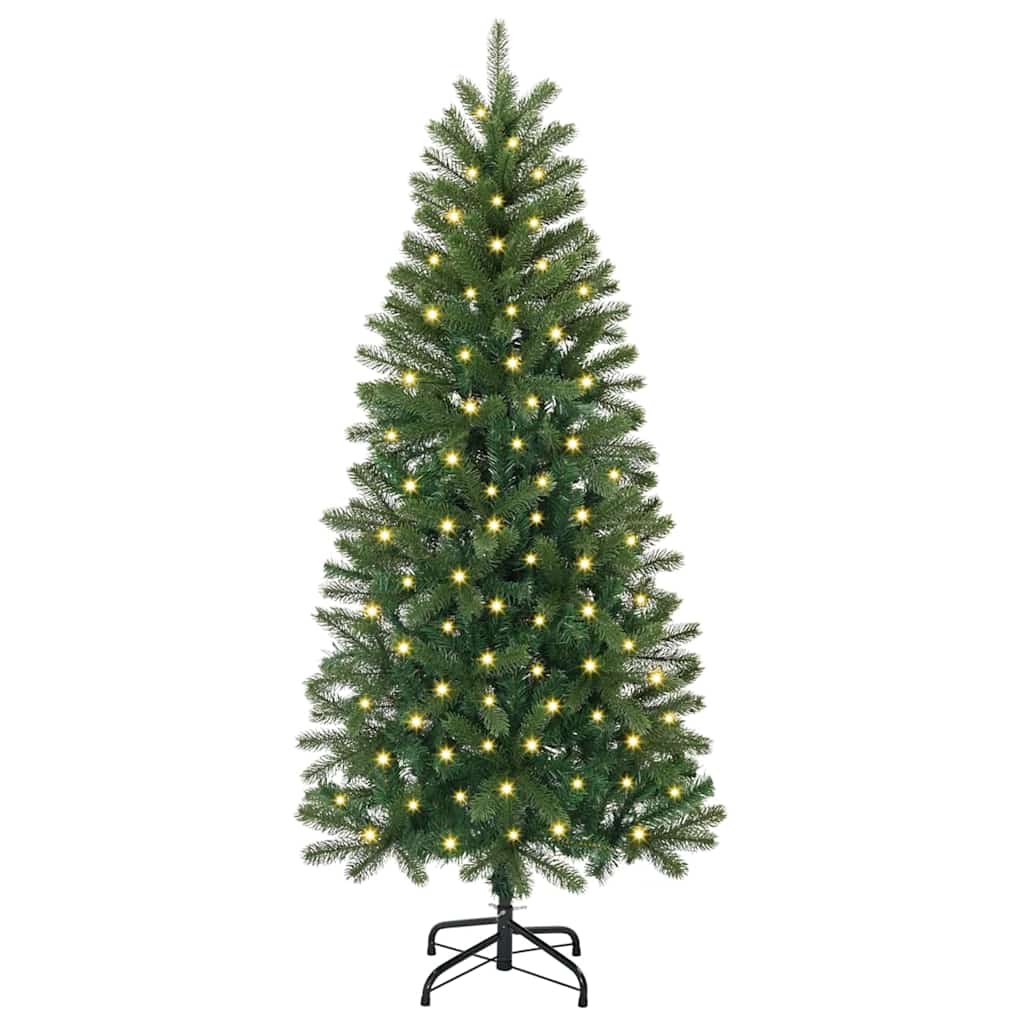 Sapin de Noël artificiel avec 150 LED Vert 120 cm PE et PVC - XIOS