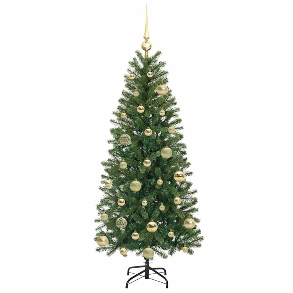 Sapin de Noël artificiel avec 150 LED Vert 120 cm PE et PVC - XIOS