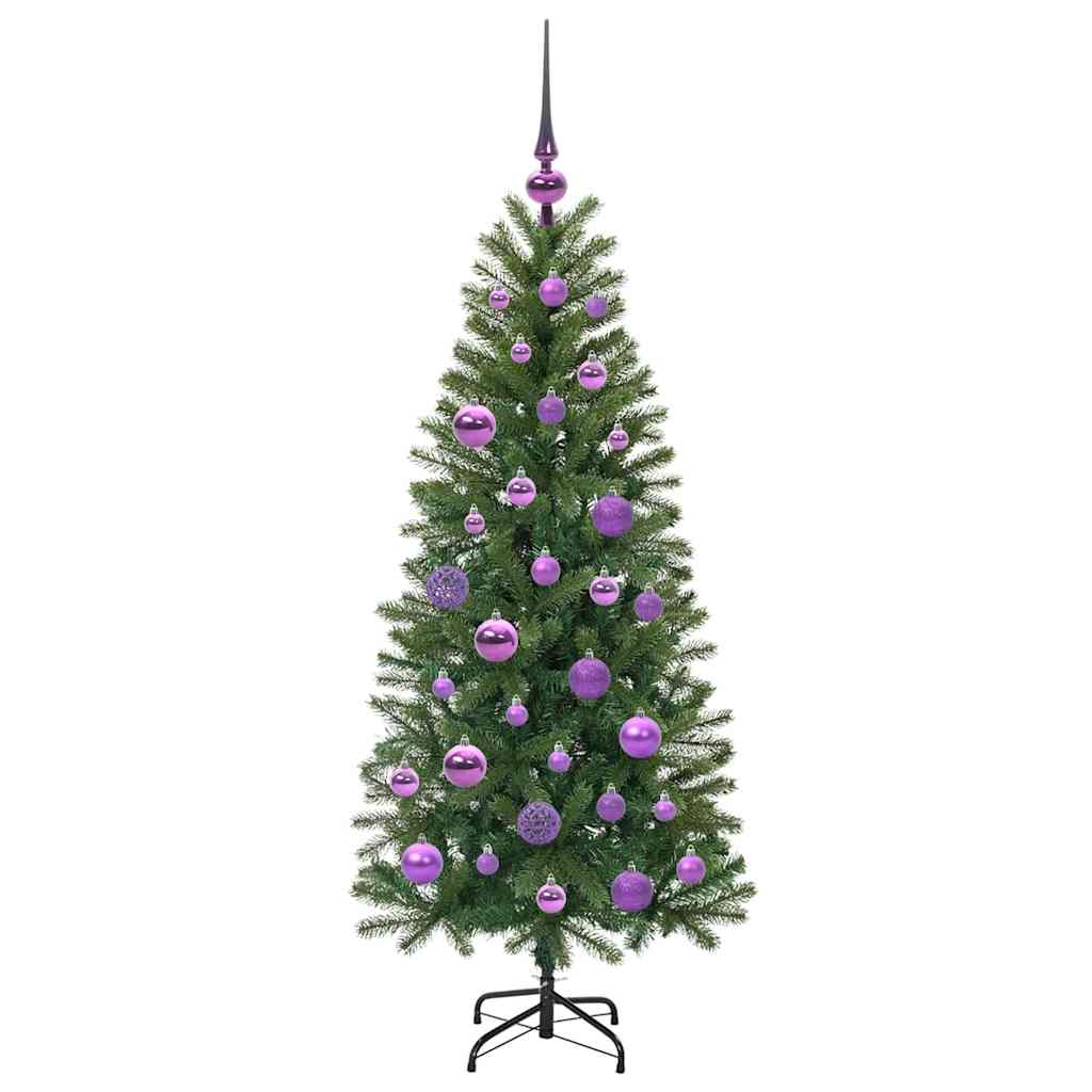 Sapin de Noël artificiel avec 150 LED Vert 120 cm PE et PVC - XIOS