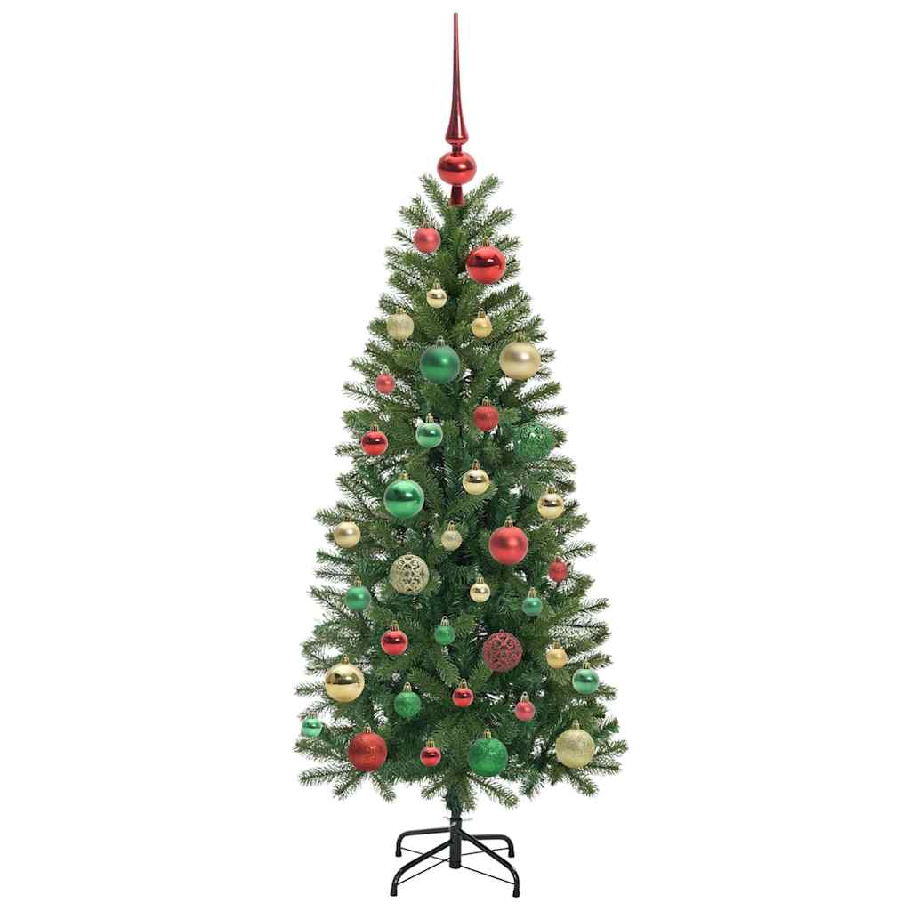 Sapin de Noël artificiel avec 150 LED Vert 120 cm PE et PVC - XIOS