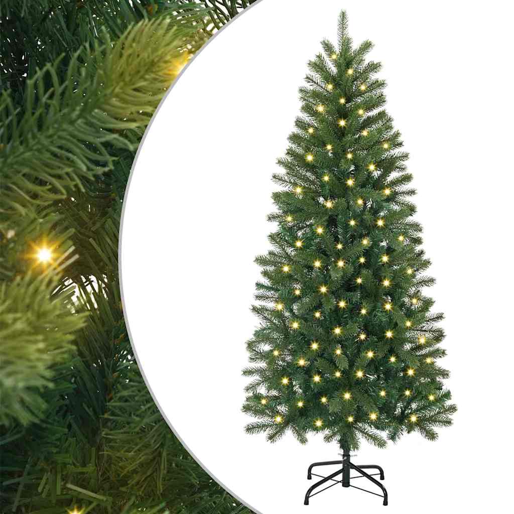 Sapin de Noël artificiel avec 150 LED Vert 150 cm PE et PVC - XIOS