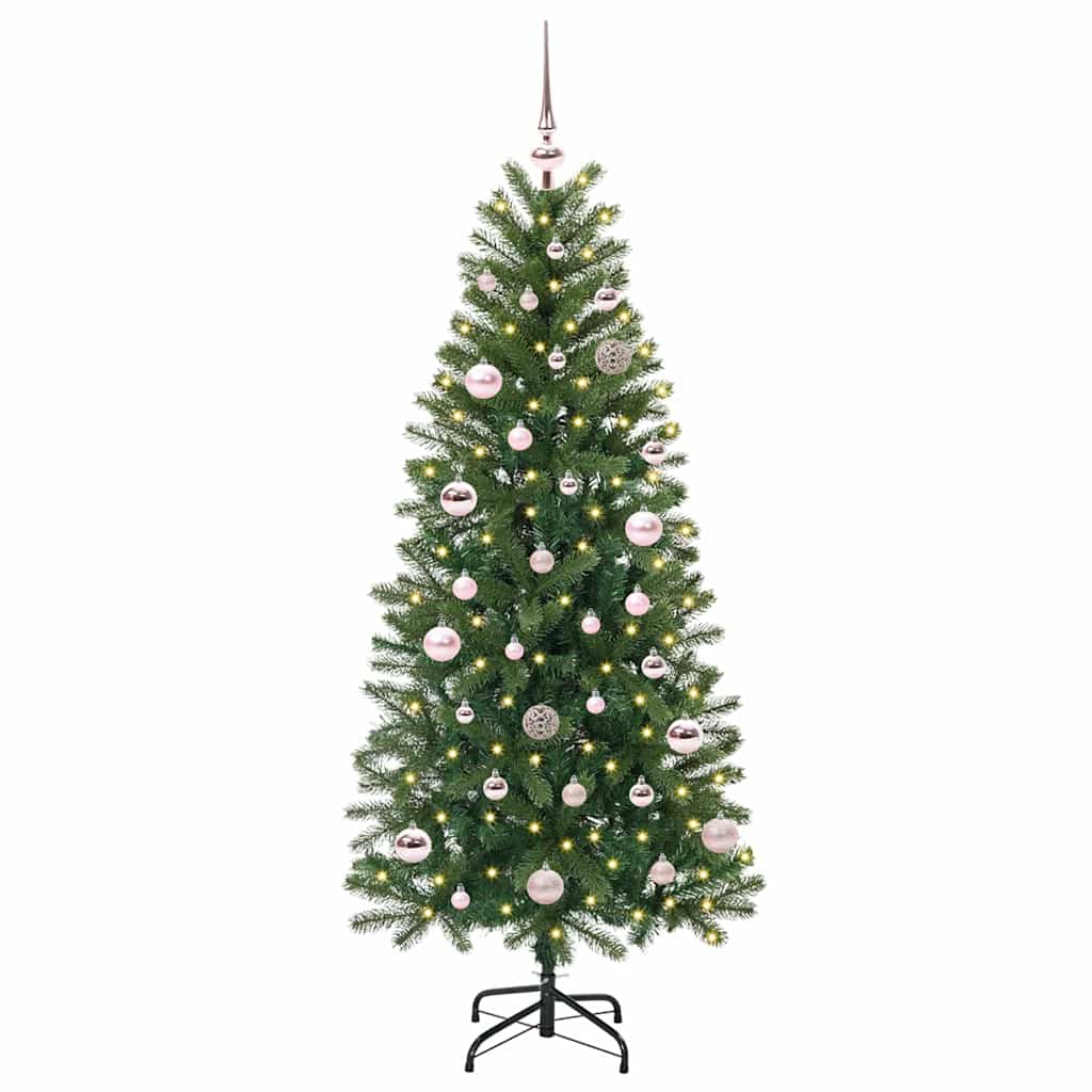 Sapin de Noël artificiel avec 150 LED Vert 150 cm PE et PVC - XIOS