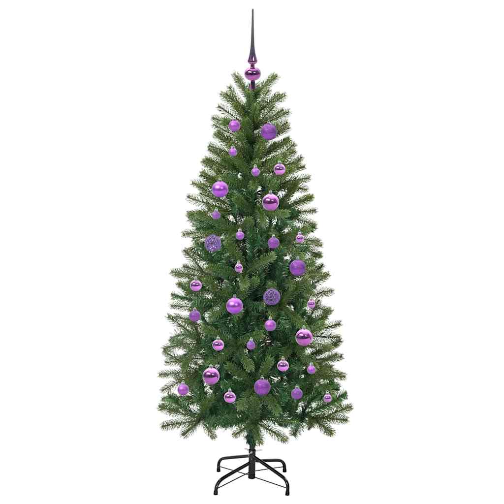 Sapin de Noël artificiel avec 150 LED Vert 150 cm PE et PVC - XIOS