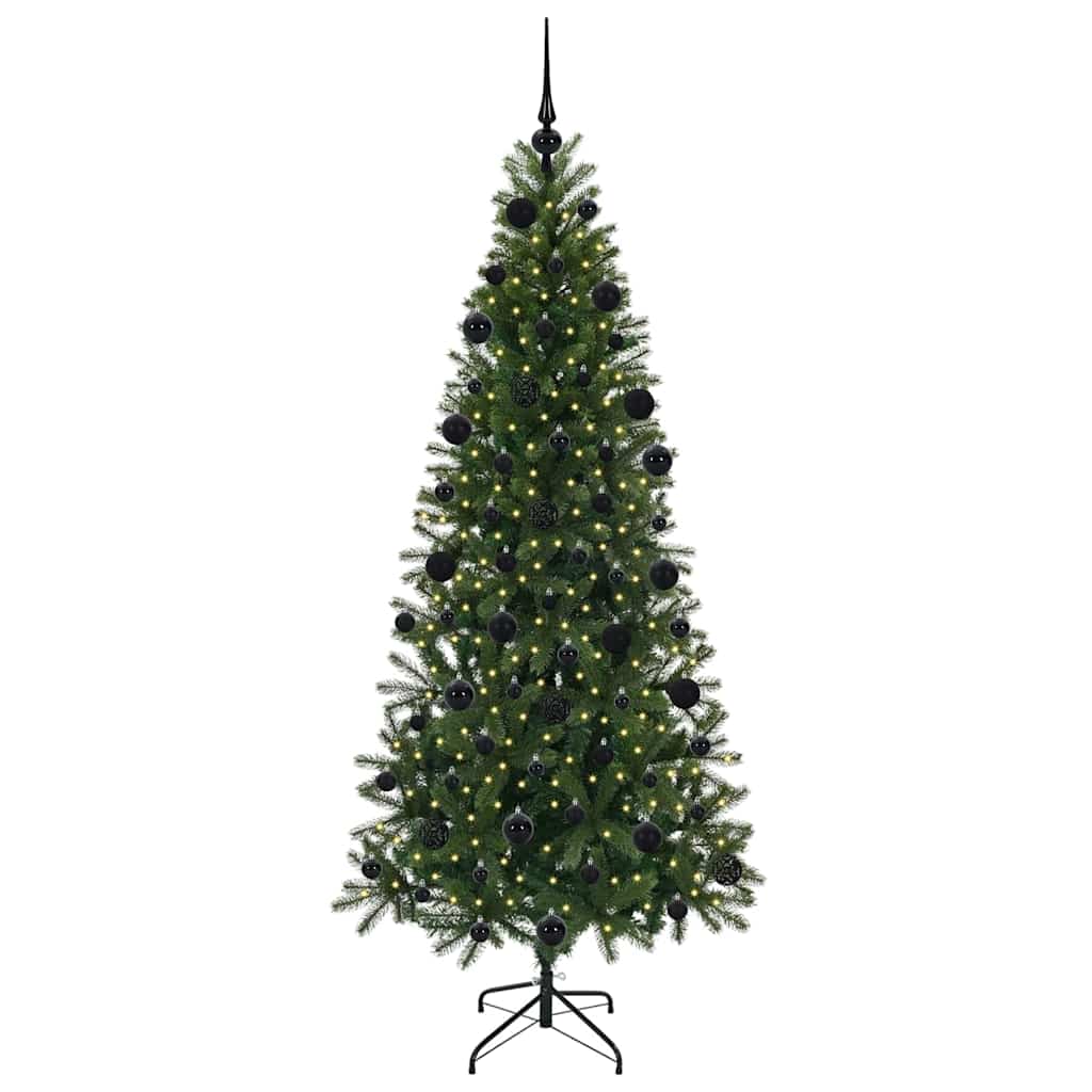 Sapin de Noël artificiel avec 300 LED Vert 210 cm PE et PVC - XIOS