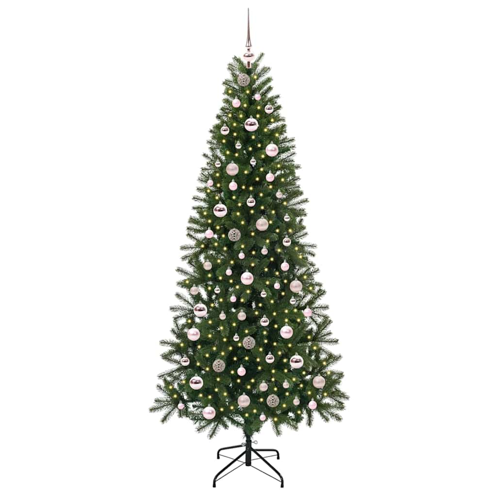 Sapin de Noël artificiel avec 300 LED Vert 210 cm PE et PVC - XIOS
