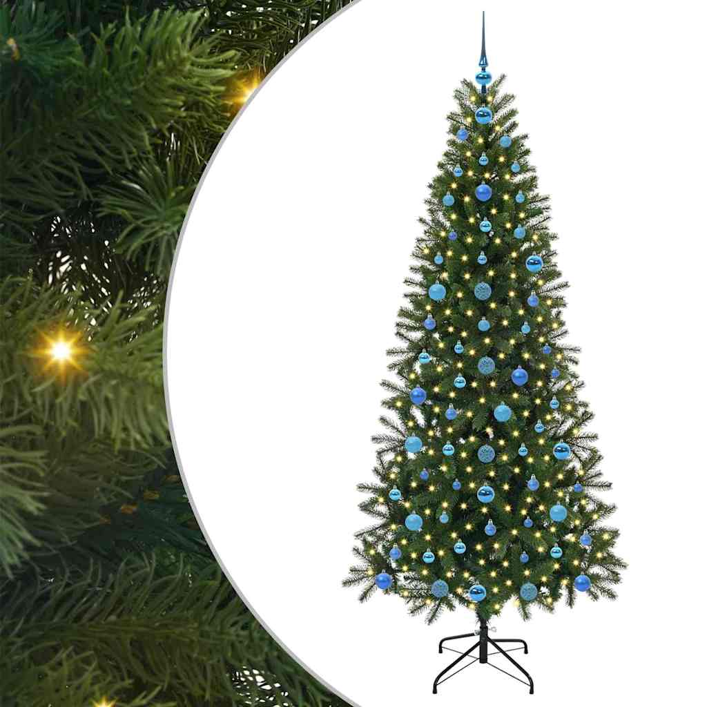 Sapin de Noël artificiel avec 300 LED Vert 210 cm PE et PVC - XIOS