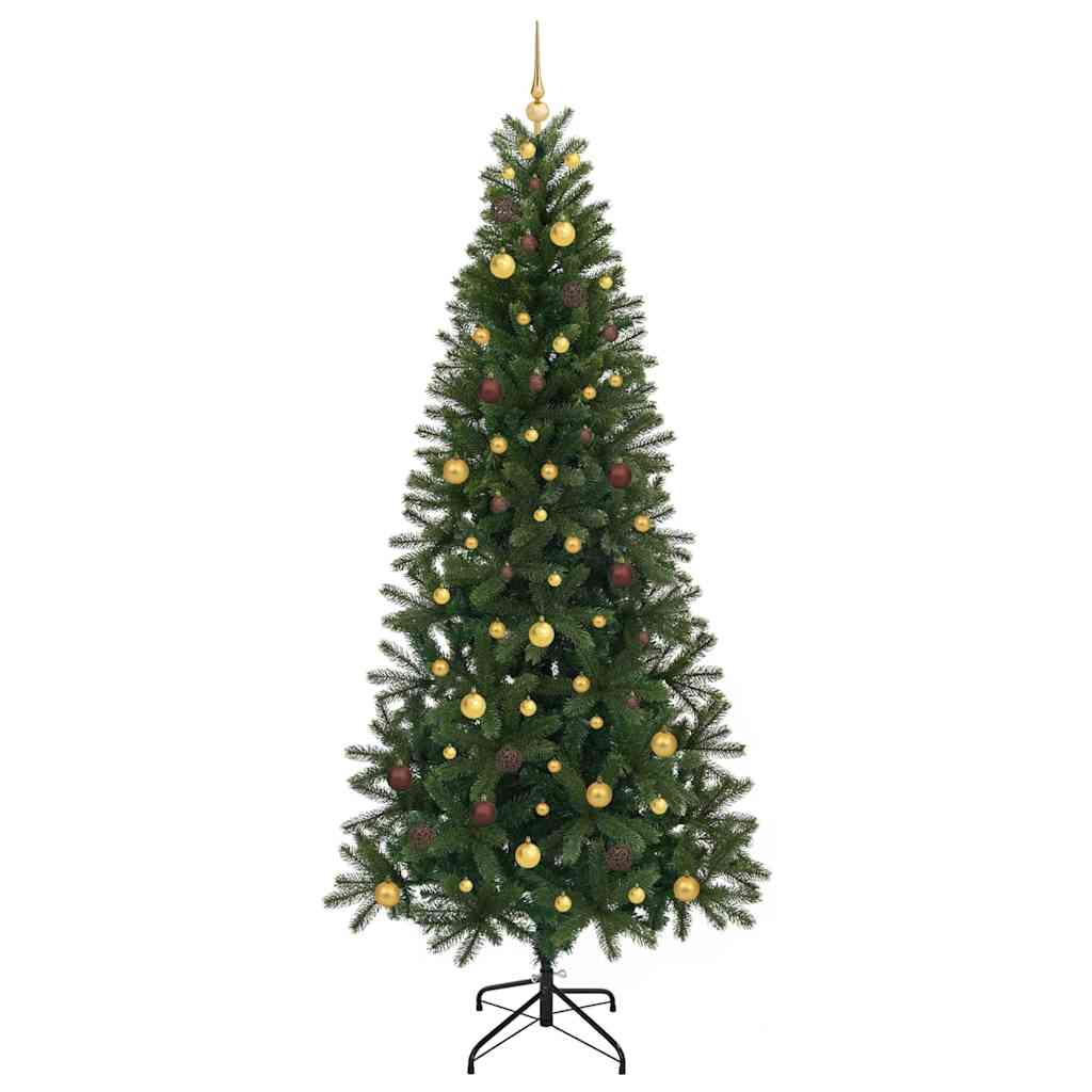 Sapin de Noël artificiel avec 300 LED Vert 240 cm PE et PVC