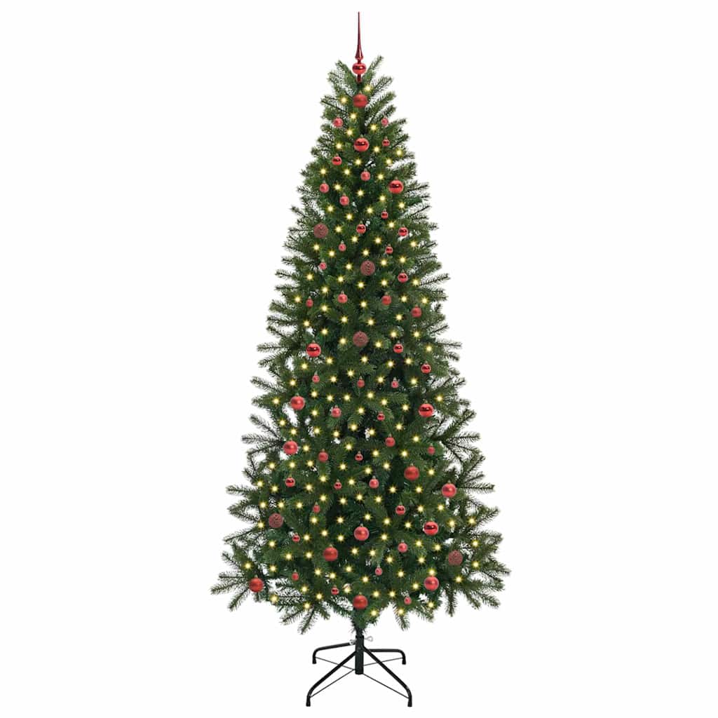 Sapin de Noël artificiel avec 300 LED Vert 240 cm PE et PVC - XIOS