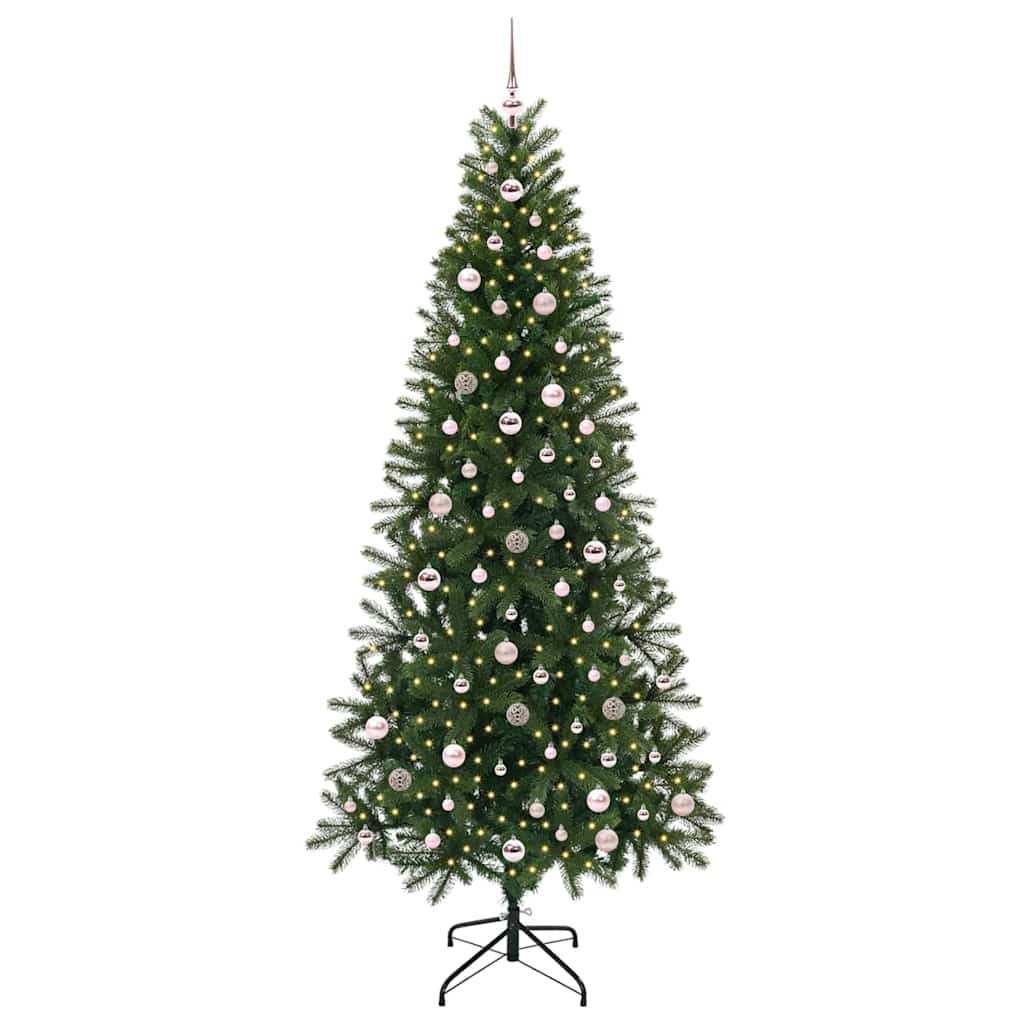 Sapin de Noël artificiel avec 300 LED Vert 240 cm PE et PVC - XIOS