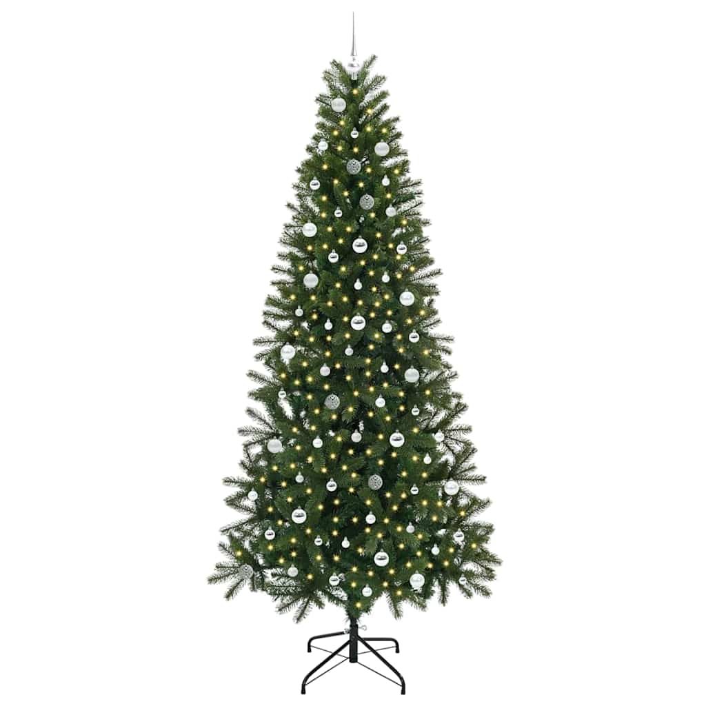 Sapin de Noël artificiel avec 300 LED Vert 240 cm PE et PVC - XIOS