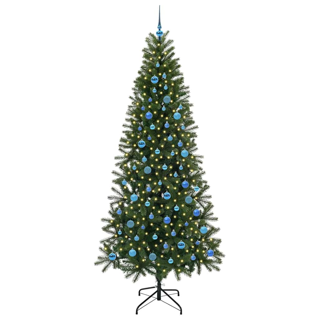 Sapin de Noël artificiel avec 300 LED Vert 240 cm PE et PVC - XIOS