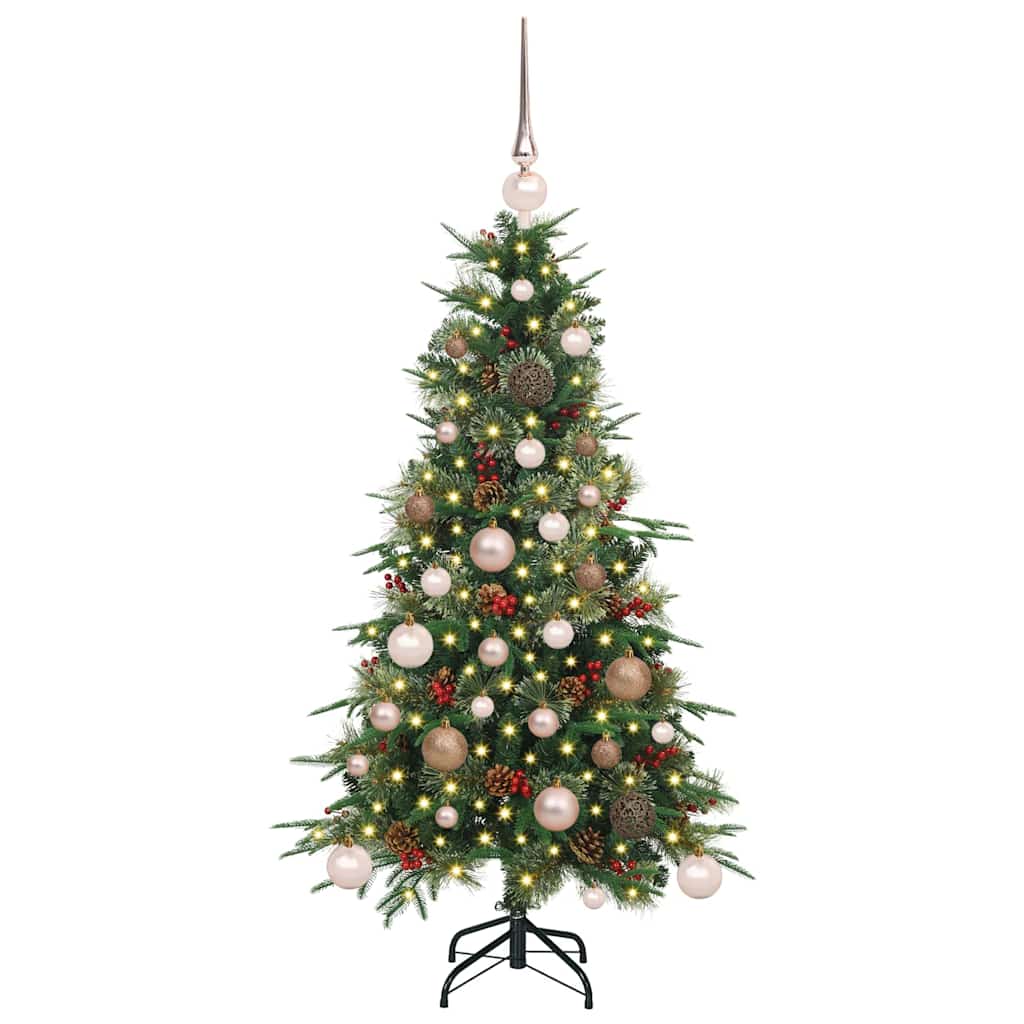 Sapin de Noël Artificiel à Branches Articulées Vert 120 cm - XIOS