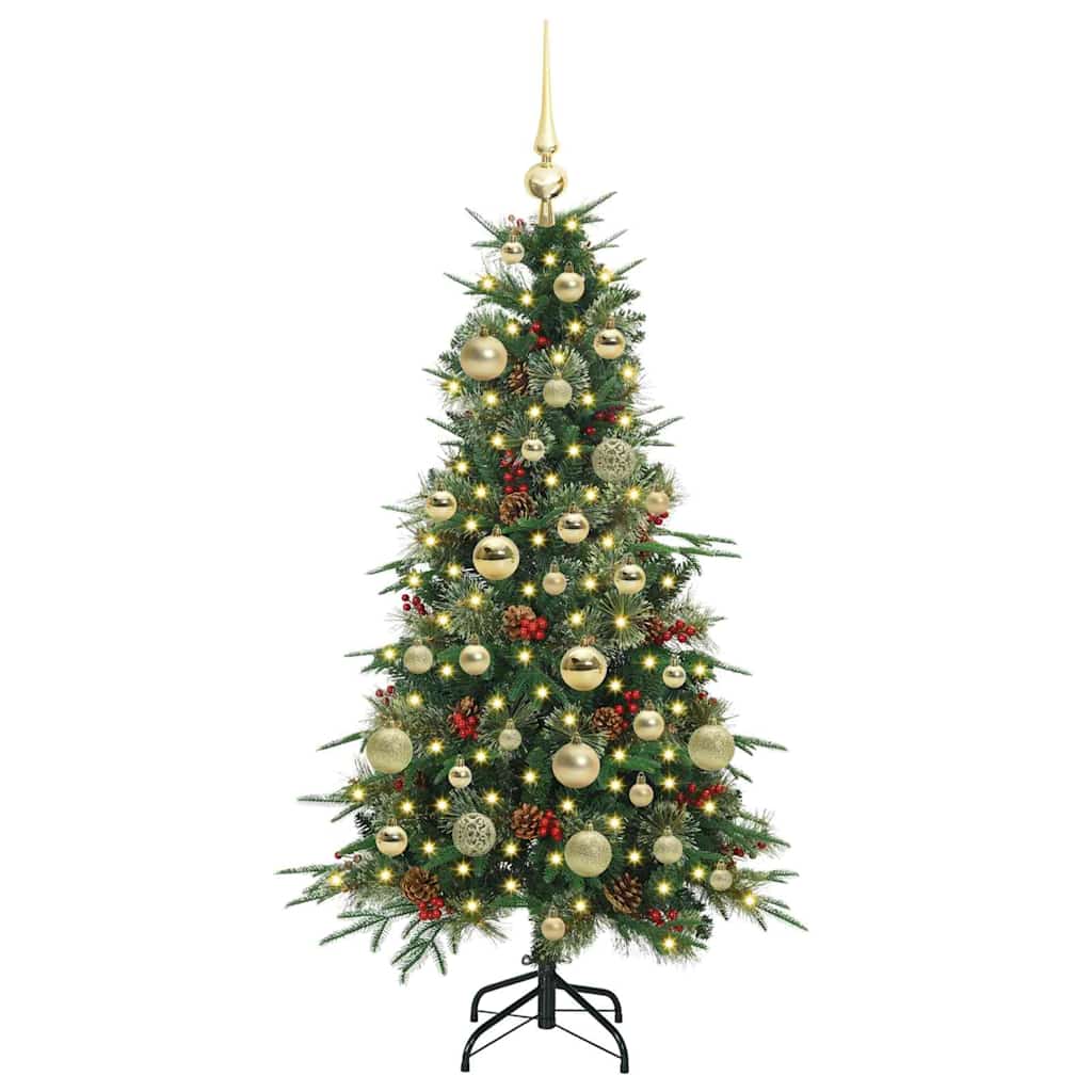 Sapin de Noël Artificiel à Branches Articulées Vert 120 cm - XIOS