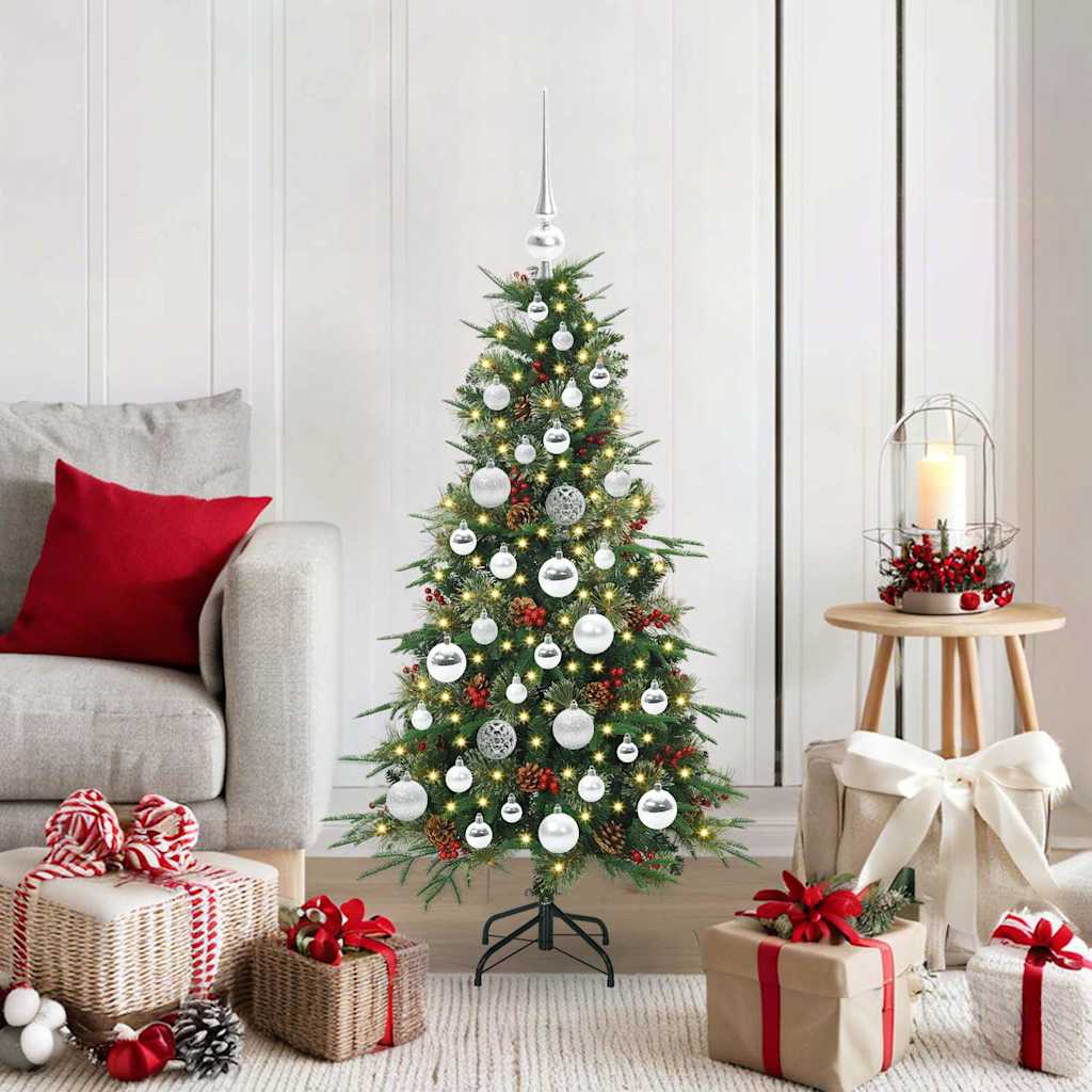 Sapin de Noël Artificiel à Branches Articulées Vert 120 cm - XIOS