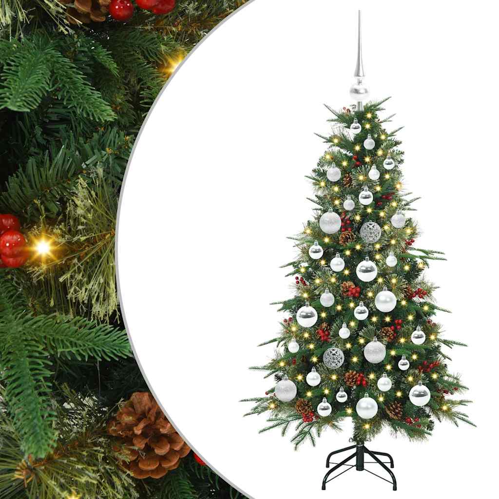 Sapin de Noël Artificiel à Branches Articulées Vert 120 cm - XIOS