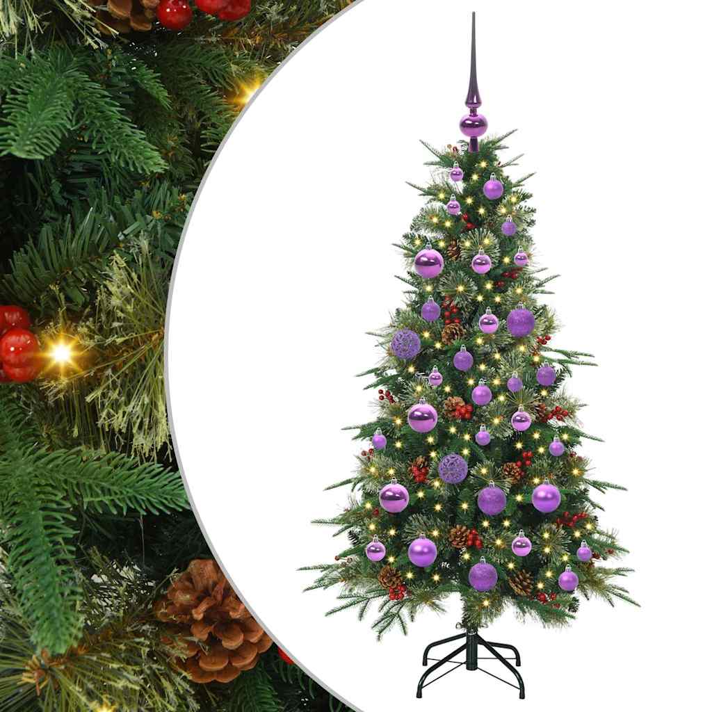 Sapin de Noël Artificiel à Branches Articulées Vert 120 cm - XIOS