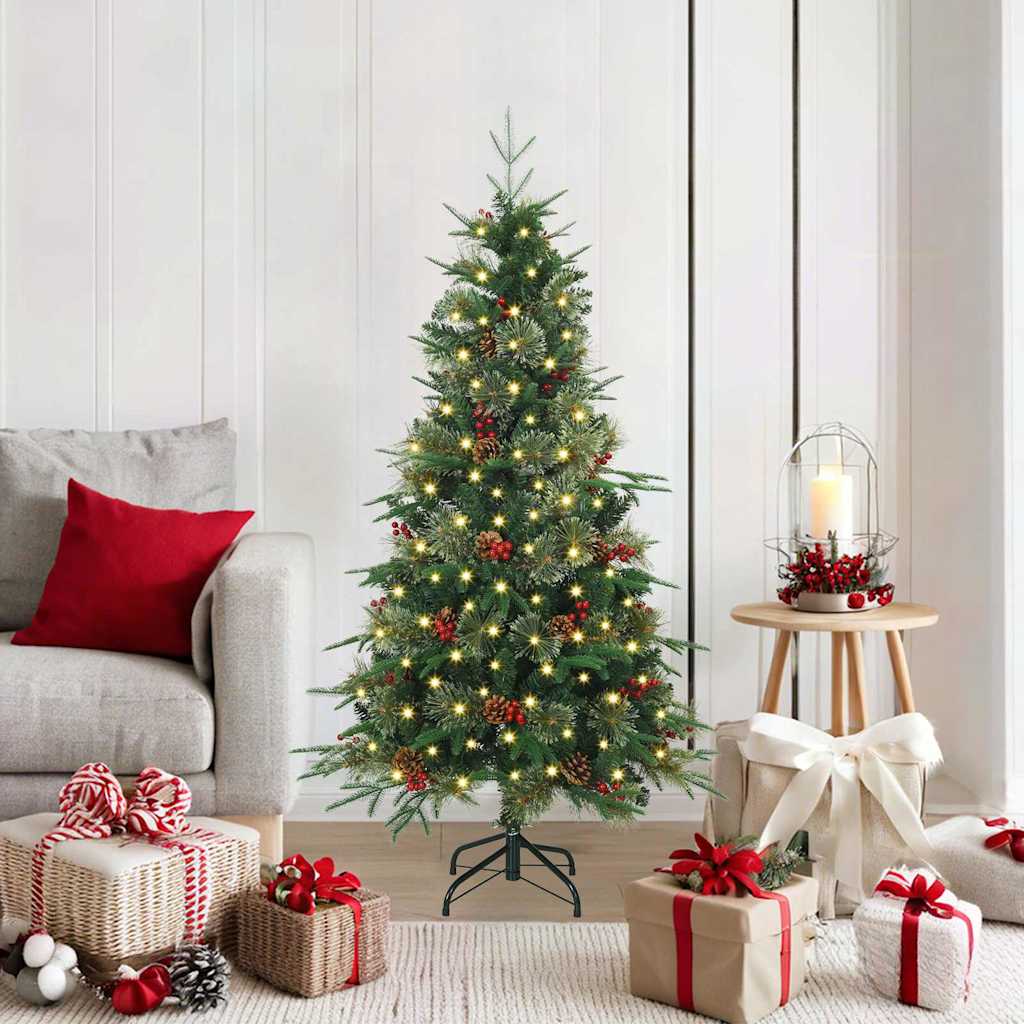 Sapin de Noël Artificiel à Branches Articulées Vert 150 cm - XIOS