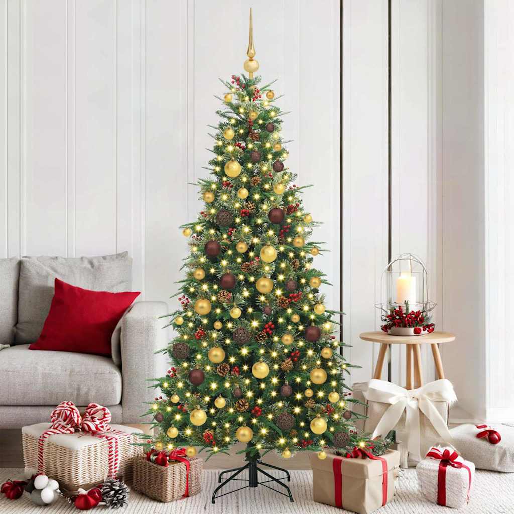 Sapin de Noël Artificiel à Branches Articulées Vert 180 cm