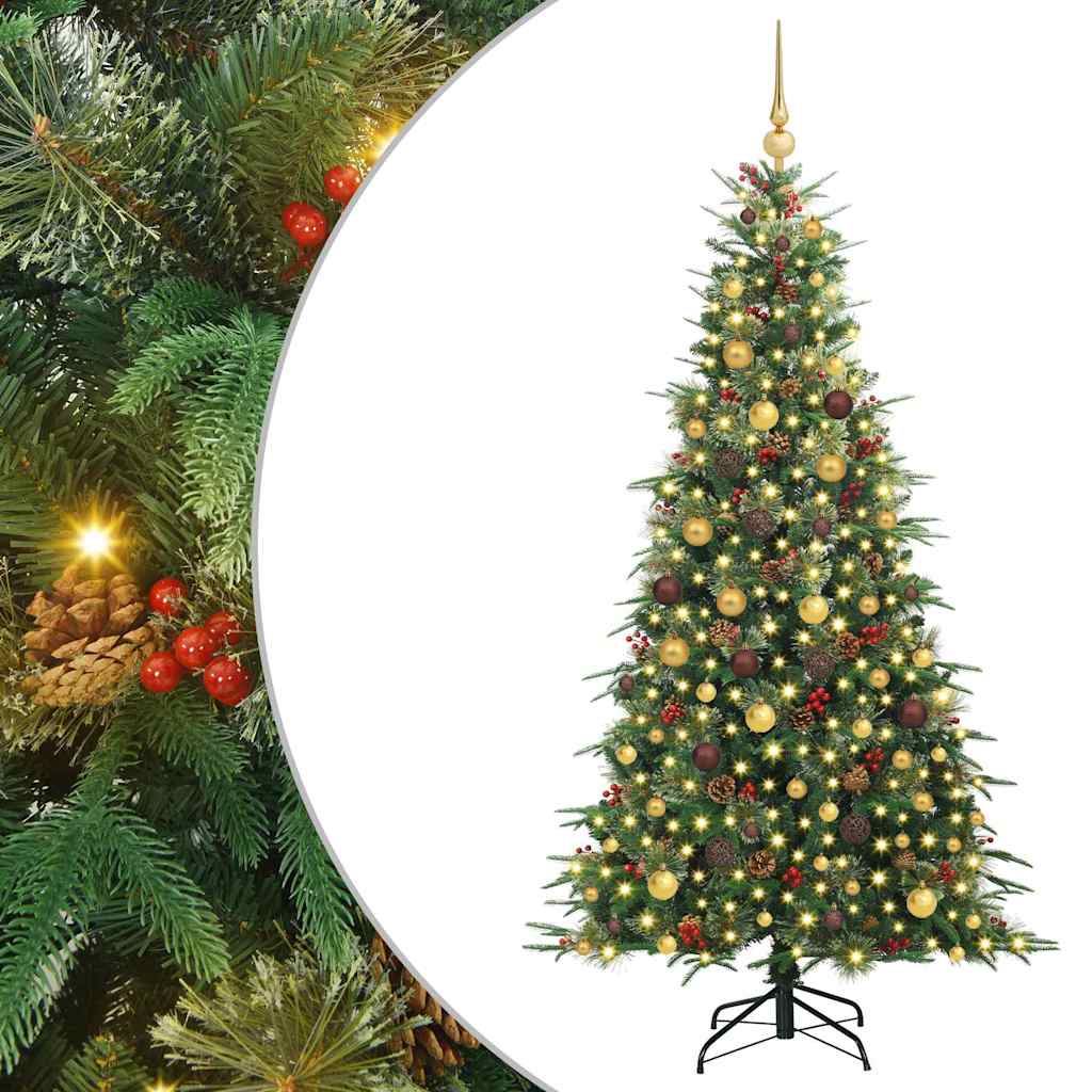 Sapin de Noël Artificiel à Branches Articulées Vert 210 cm