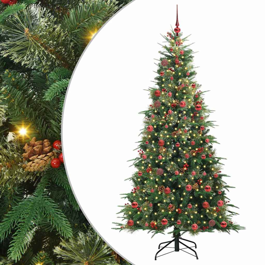 Sapin de Noël Artificiel à Branches Articulées Vert 210 cm - XIOS