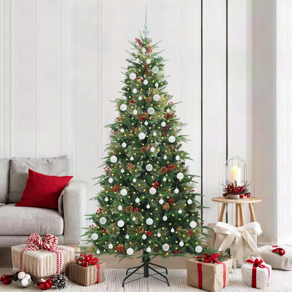 Sapin de Noël Artificiel à Branches Articulées Vert 210 cm - XIOS