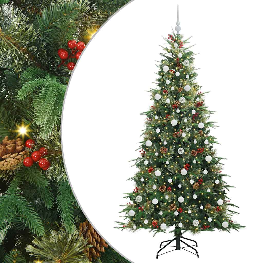 Sapin de Noël Artificiel à Branches Articulées Vert 210 cm - XIOS