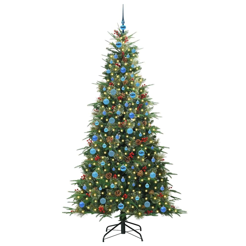 Sapin de Noël Artificiel à Branches Articulées Vert 210 cm - XIOS