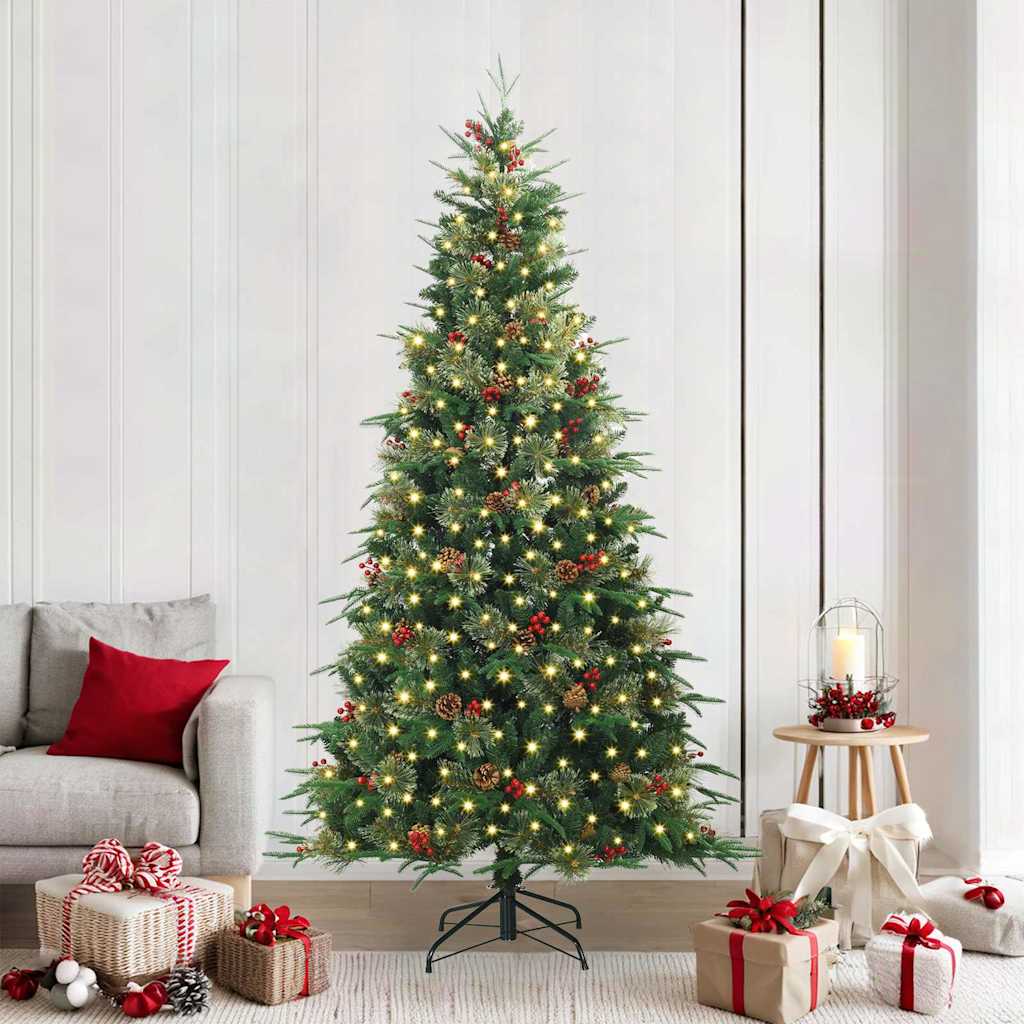 Sapin de Noël Artificiel à Branches Articulées Vert 240 cm - XIOS