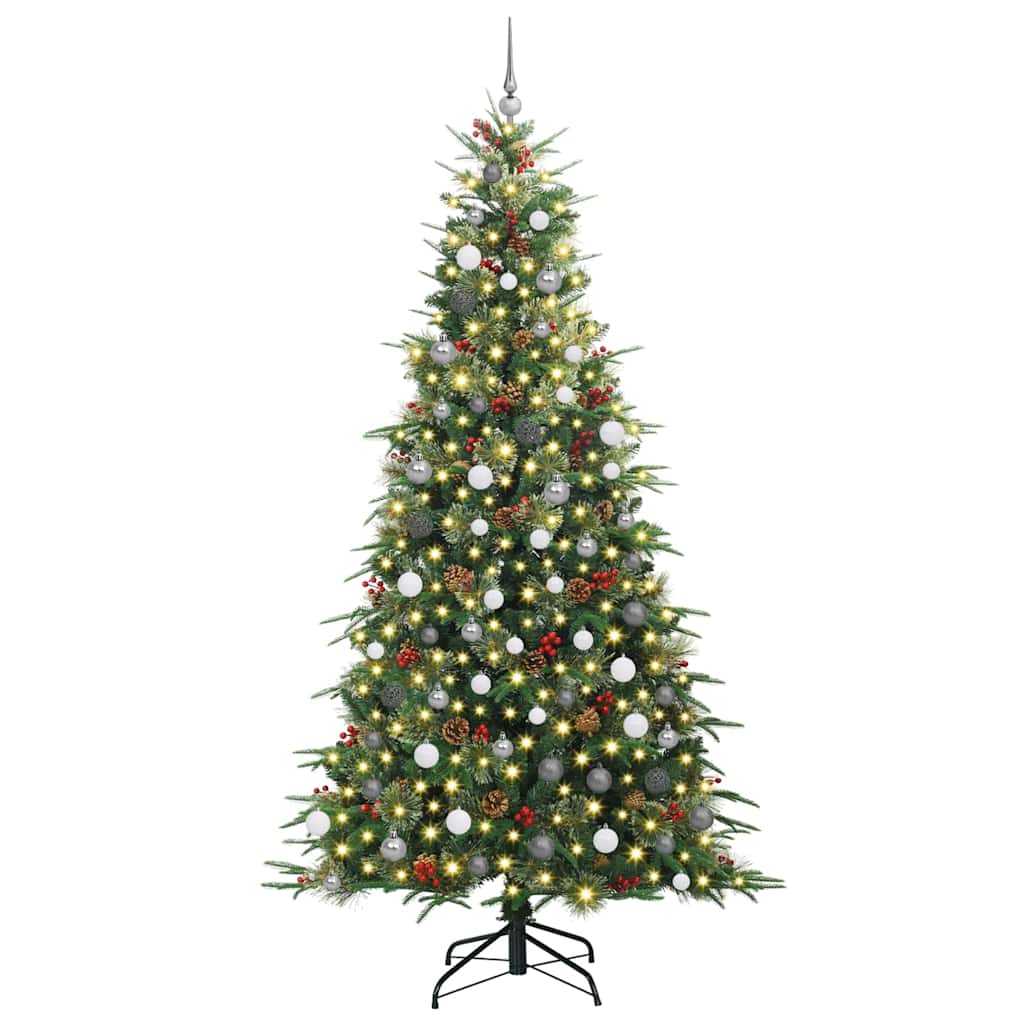 Sapin de Noël Artificiel à Branches Articulées Vert 240 cm