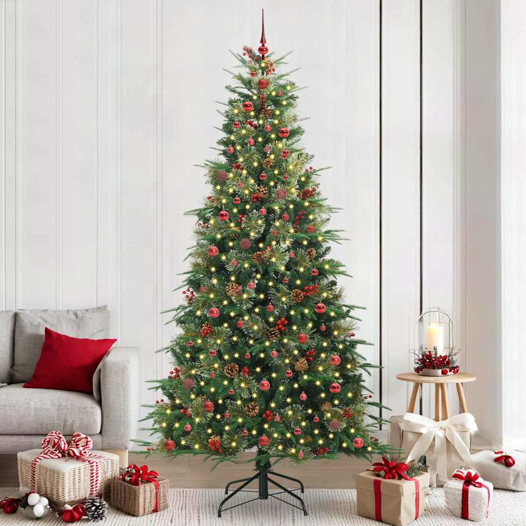 Sapin de Noël Artificiel à Branches Articulées Vert 240 cm - XIOS