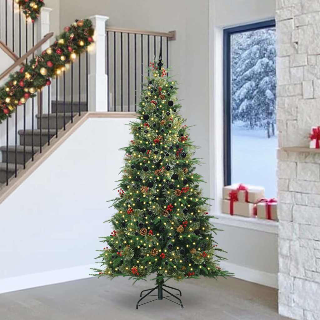 Sapin de Noël Artificiel à Branches Articulées Vert 240 cm - XIOS