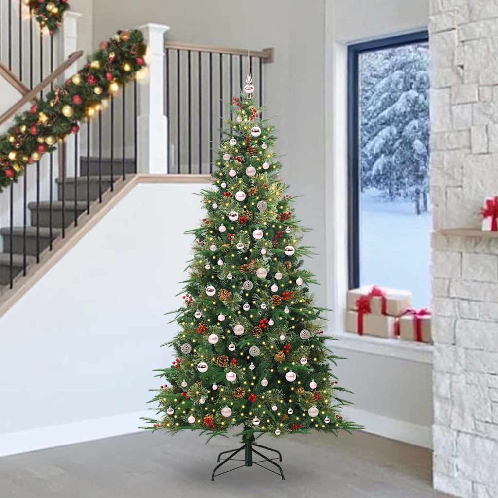 Sapin de Noël Artificiel à Branches Articulées Vert 240 cm - XIOS