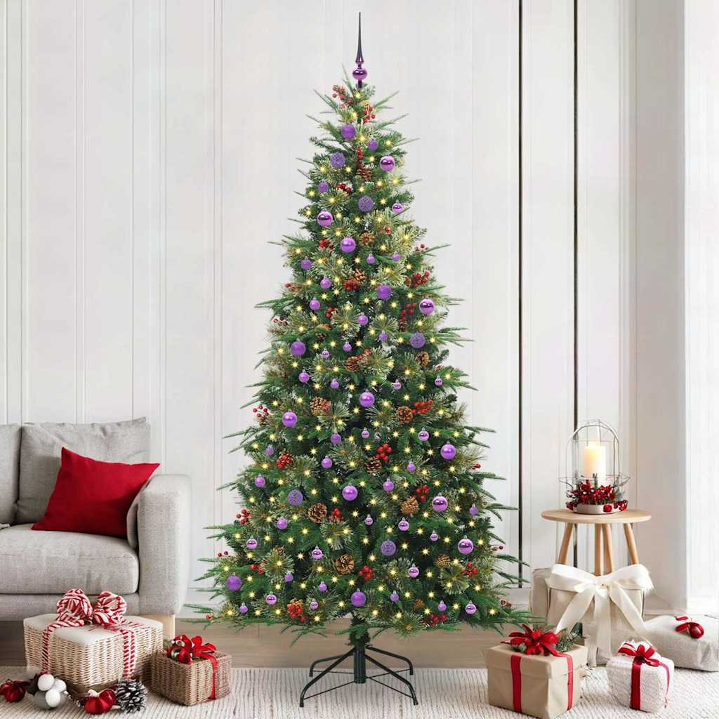 Sapin de Noël Artificiel à Branches Articulées Vert 240 cm - XIOS