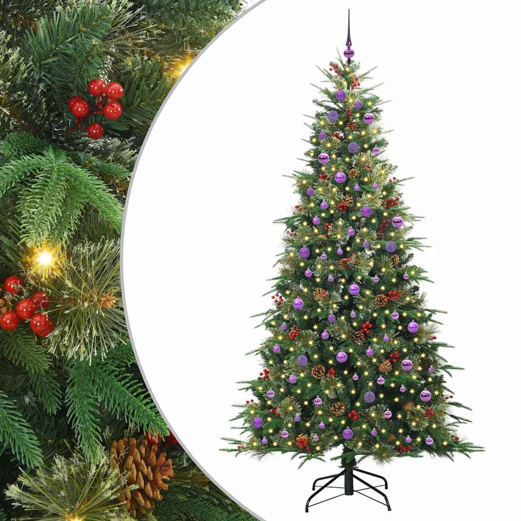 Sapin de Noël Artificiel à Branches Articulées Vert 240 cm - XIOS