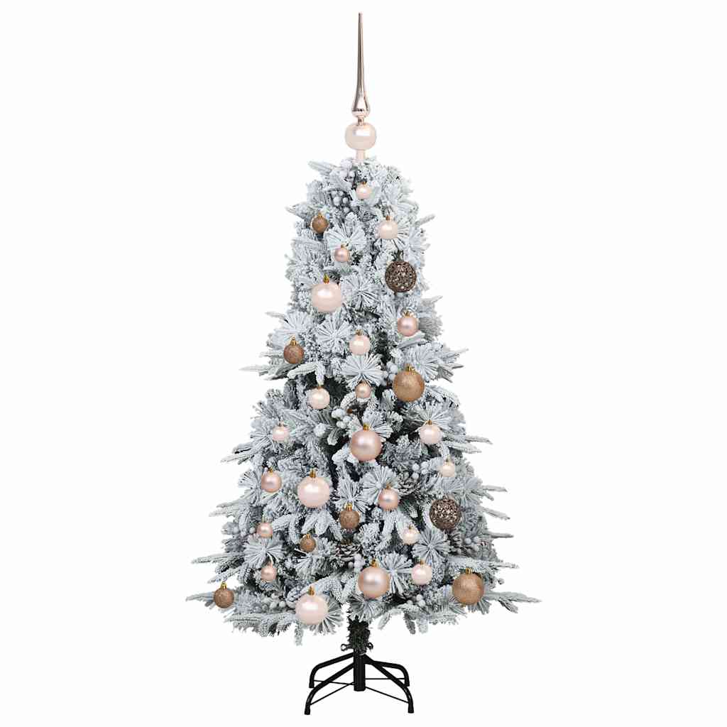 Sapin de Noël Artificiel à Branches Articulées Blanc 120 cm - XIOS