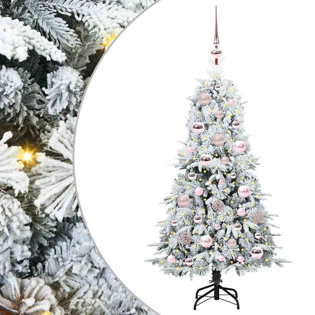 Sapin de Noël Artificiel à Branches Articulées Blanc 120 cm - XIOS