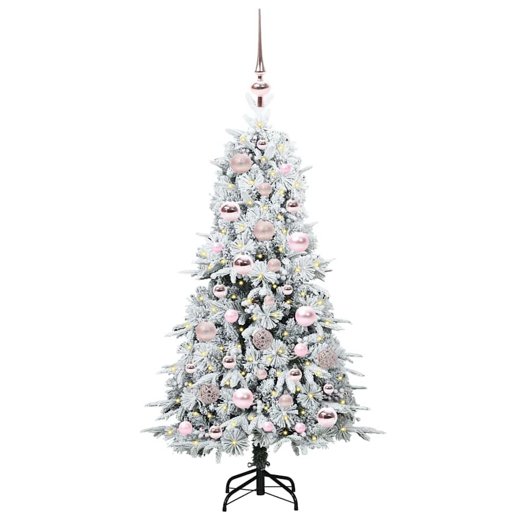 Sapin de Noël Artificiel à Branches Articulées Blanc 120 cm - XIOS