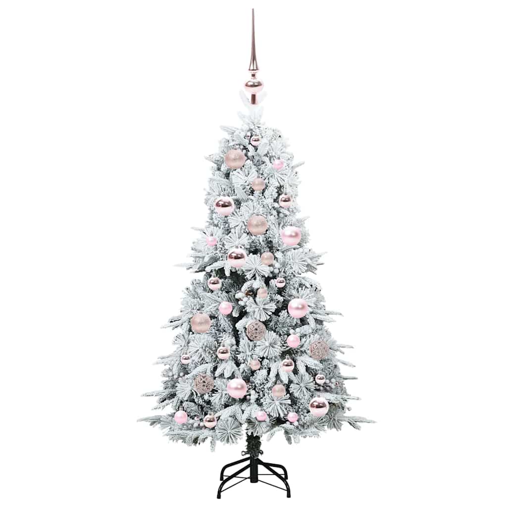 Sapin de Noël Artificiel à Branches Articulées Blanc 120 cm - XIOS