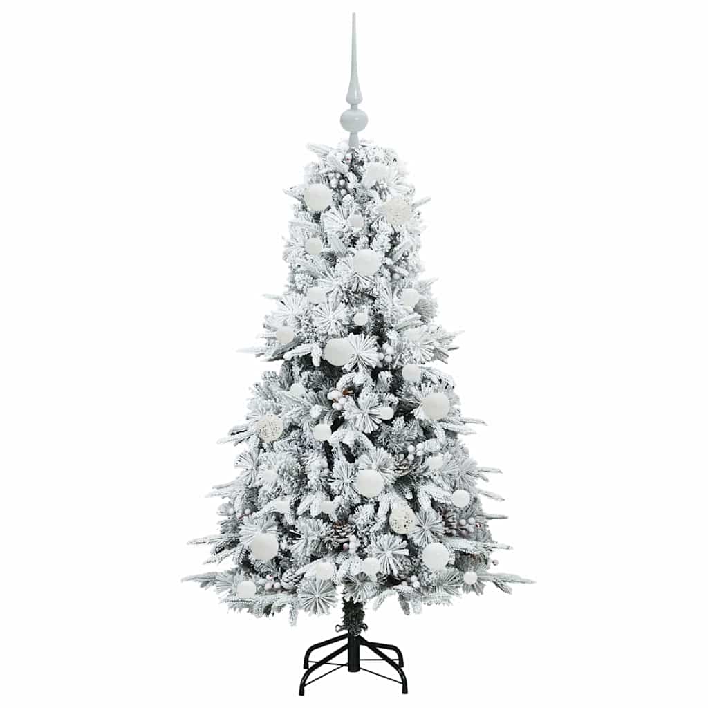 Sapin de Noël Artificiel à Branches Articulées Blanc 120 cm - XIOS