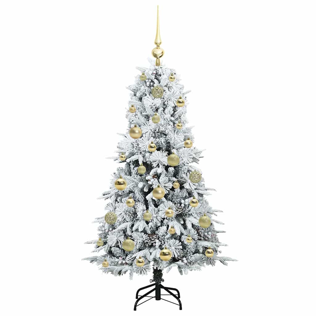 Sapin de Noël Artificiel à Branches Articulées Blanc 120 cm - XIOS