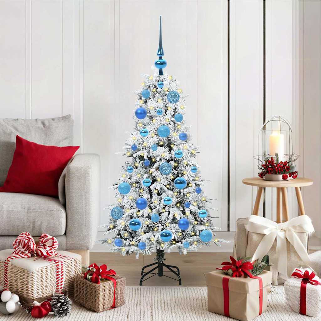 Sapin de Noël Artificiel à Branches Articulées Blanc 120 cm - XIOS