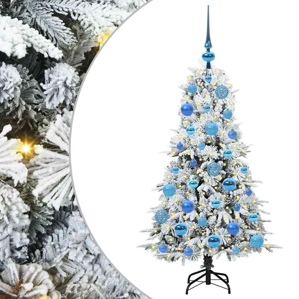 Sapin de Noël Artificiel à Branches Articulées Blanc 120 cm - XIOS