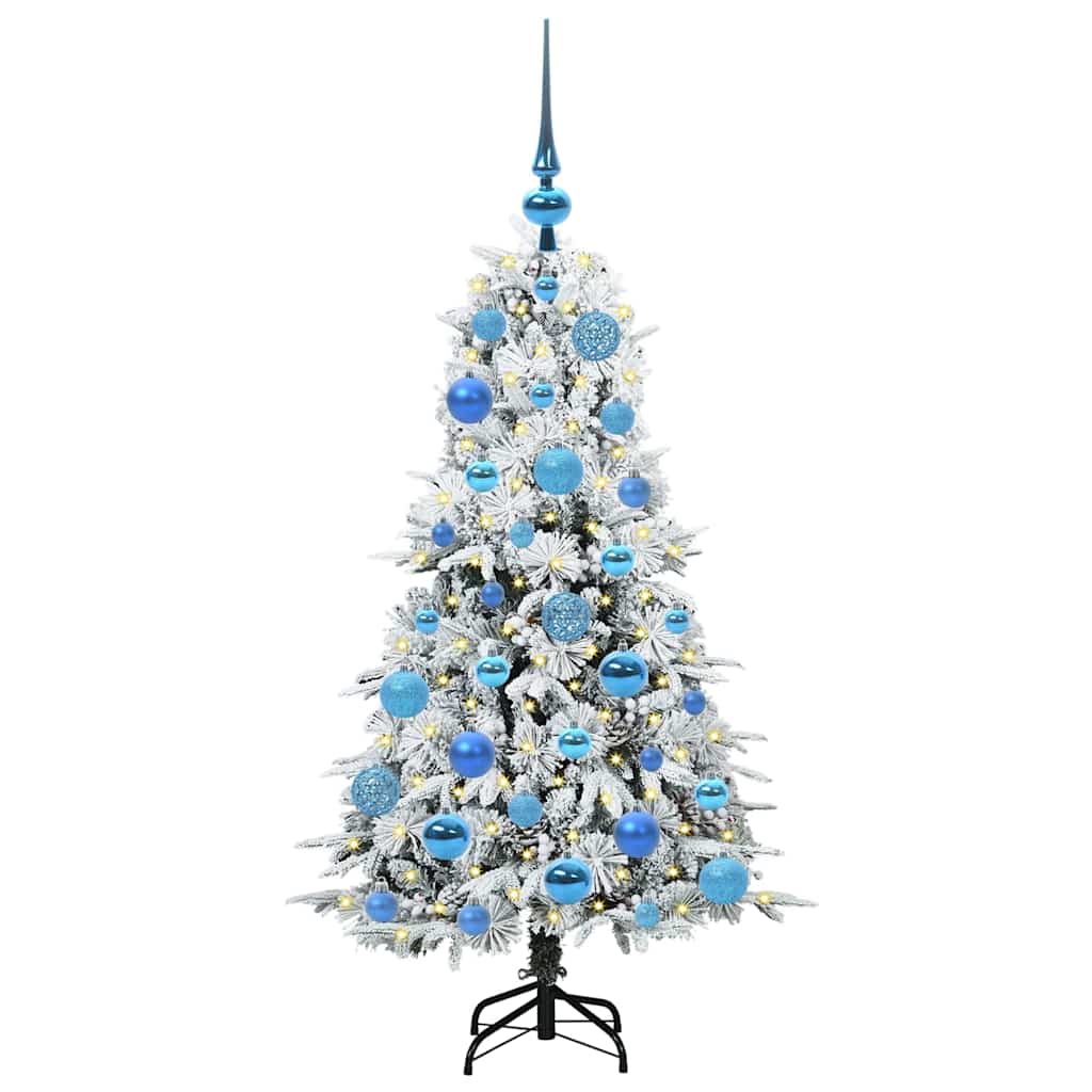 Sapin de Noël Artificiel à Branches Articulées Blanc 120 cm - XIOS