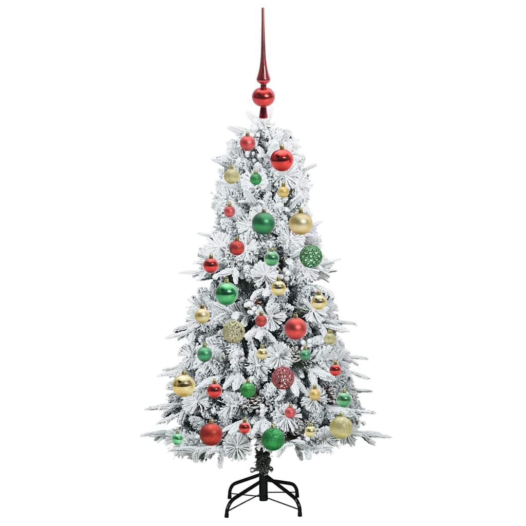 Sapin de Noël Artificiel à Branches Articulées Blanc 120 cm - XIOS